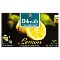 Dilmah Cejlońska czarna herbata z aromatem cytryny 40 g (20 torebek)