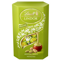 Lindt Lindor Praliny z czekolady mlecznej z pistacjowym nadzieniem 200 g