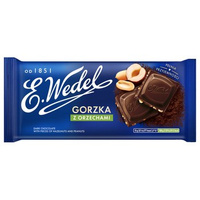 E. Wedel Czekolada gorzka z orzechami 90 g