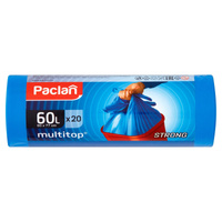 Paclan multitop Worki na śmieci 60 l 20 sztuk