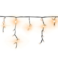 Kurtyna sople FLESZ 100 LED, z dodatkowym gniazdem, zewnętrzna, 4,8 metra dekoracji