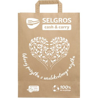 Torba papierowa logo Selgros