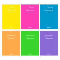 Herlitz zeszyt 60 A5 kratka color blocking