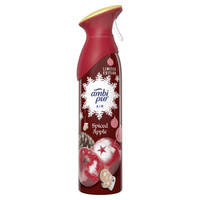Ambi Pur Odświeżacz powietrza w sprayu Spiced Apple 300 ml, środek do usuwania nieprzyjemnych zapachów do wszystkich pomieszczeń w domu i w 100% naturalny gaz nośny