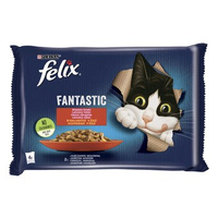Felix Fantastic Karma dla kotów wiejskie smaki w galaretce 340 g (4 x 85 g)