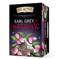 Big-Active herbata czarna Earl Grey i płatki róży (20 torebek x 2g) 20g