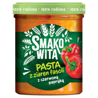 Smakowita Pasta z ziaren fasoli z czerwoną papryką 180g