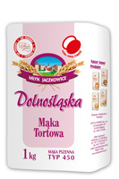 Młyn Jaczkowice Dolnośląska Mąka tortowa pszenna typ 450 1 kg