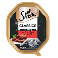 Sheba Classics Karma dla dorosłych kotów z wołowiną 85 g