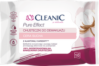 Cleanic Pure Effect Chusteczki do demakijażu 10 szt