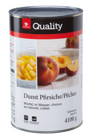 TGQ Brzoskwinie w kostkach w wodzie 4100g