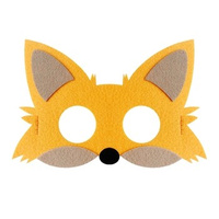 Maska filcowa Lisek,18.5x12 cm