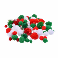 Pomponiki do zestawu zrób to sam (80 szt.)