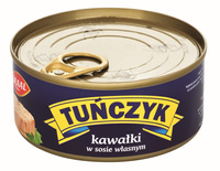 Graal Tuńczyk kawałki w sosie własnym 170 g