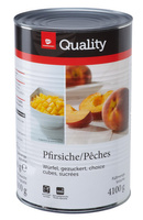 TGQ Brzoskwinie w kostkach w syropie 4100g