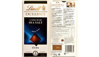 Lindt Excellence Czekoladagorzka z solą morską 100g