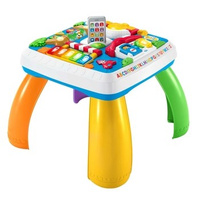 Fisher-Price Ucz się i śmiej! „Poziomy nauki” Edukacyjny Stolik Malucha Zabawka interaktywna dla dzieci