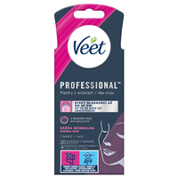 Veet Easy-Gel Plastry z woskiem skóra normalna 20 szt i 2 chusteczki