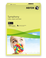 Papier ksero kolorowy Xerox Symphony A4 160g/m2 250arkuszy żółty jasny