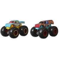 Hot Wheels Monster Trucks Dwupak pojazdów w skali 1:64 Asortyment, FYJ64