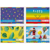 Zeszyt papierów kolorowych samoprzylepnych B5 8 kartek Fluo, INTERDRUK