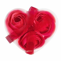 Mydlane róże 3 szt. Malinowe