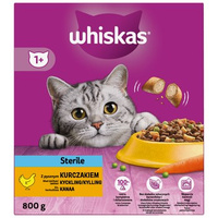 WHISKAS STERILE KURCZ. 800G
