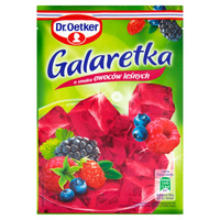 Dr Oetkergalaretka o smaku owoców leśnych 77g