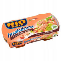 Rio Mare Insalatissime Cous Cous e Tonnogotowe danie z kuskus warzyw i tuńczyka 2 x 160g