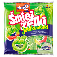 nimm2 Śmiejżelki Jabłkominki Żelki owocowe wzbogacone witaminami 90 g
