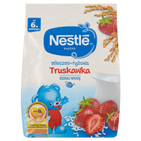 Nestlé Kaszka mleczno-ryżowa truskawka dla niemowląt po 6. miesiącu 230 g