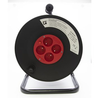 Przedłużacz bębnowy 50m, 4 gniazda