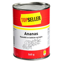 TOPS ANANAS KAWAŁKI W SYR.565G