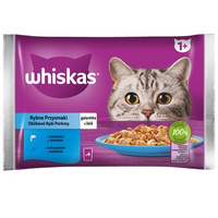 WHISKAS RYBNE PRZYSMAKI 4X85G