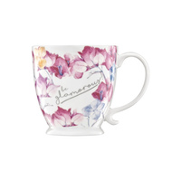 Kubek porcelanowy 480ml Diana kwiatki różowegarden