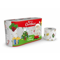 KARTIKA CHRISTMAS Papier toaletowy 8 rolek 3-warstwowy