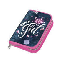 Piórnik z wyposażeniem HAMA Jeans Girl