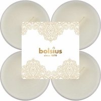 Bolsius Świece zapachowe maxi light 8 szt Złota koronka Wanilia