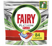 Fairy Platinum Plus Cytryna Tabletki do zmywarki All In One, 84 tabletek