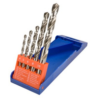 Wiertła do metalu HSS-G, 4.0-10.0 mm, zestaw 5 szt.