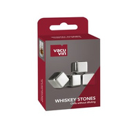 Zestaw 4 chłodzących kostek do whisky VACU VIN
