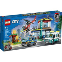 Klocki LEGO City Police 60371 Parking dla pojazdów uprzywilejowanych