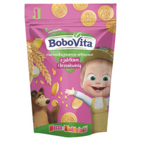 BoboVita Ciasteczka pszenno-orkiszowe z jabłkiem i brzoskwinią po 12 miesiącu 150g