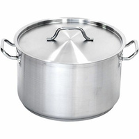 Garnek średni z pokrywką, stalowy, średnica 200 mm, pojemność 4.4 l Stalgast