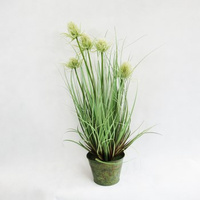 Sztuczna trawa w donicy Lider - Oset zielony 60 cm