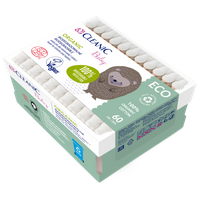 Cleanic Baby Organic Patyczki dla niemowląt i dzieci 60 szt