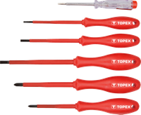 Wkrętaki 1000V, zestaw 6 szt