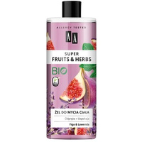 AA Super Fruits&Herbs żel do mycia ciała figa&lawenda 500 ml