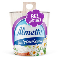 Almette Puszysty serek twarogowy śmietankowy bez laktozy 150 g