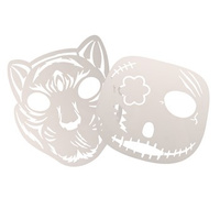 Karnawałowe szablony do tatuaży